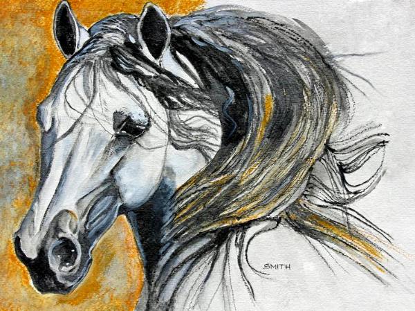 Watercolor Arabian